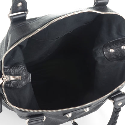 Balenciaga Agneau Classic Hardware Square Tote Black 5 of 7