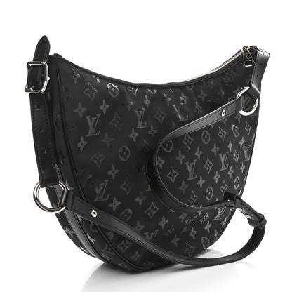 Louis Vuitton Nylon Monogram Loop Pocket Hobo Polar Night 3 of 9