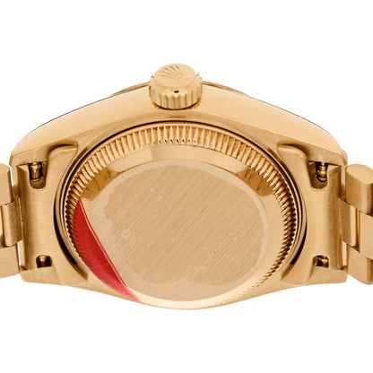 Rolex 18K Yellow Gold 26mm Oyster Perpetual Datejust President Watch Champagne 69178 4 of 5