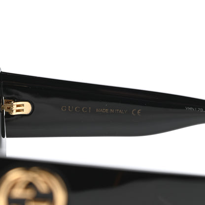 Gucci Acetate Square Frame Sunglasses GG0141S Black 5 of 5