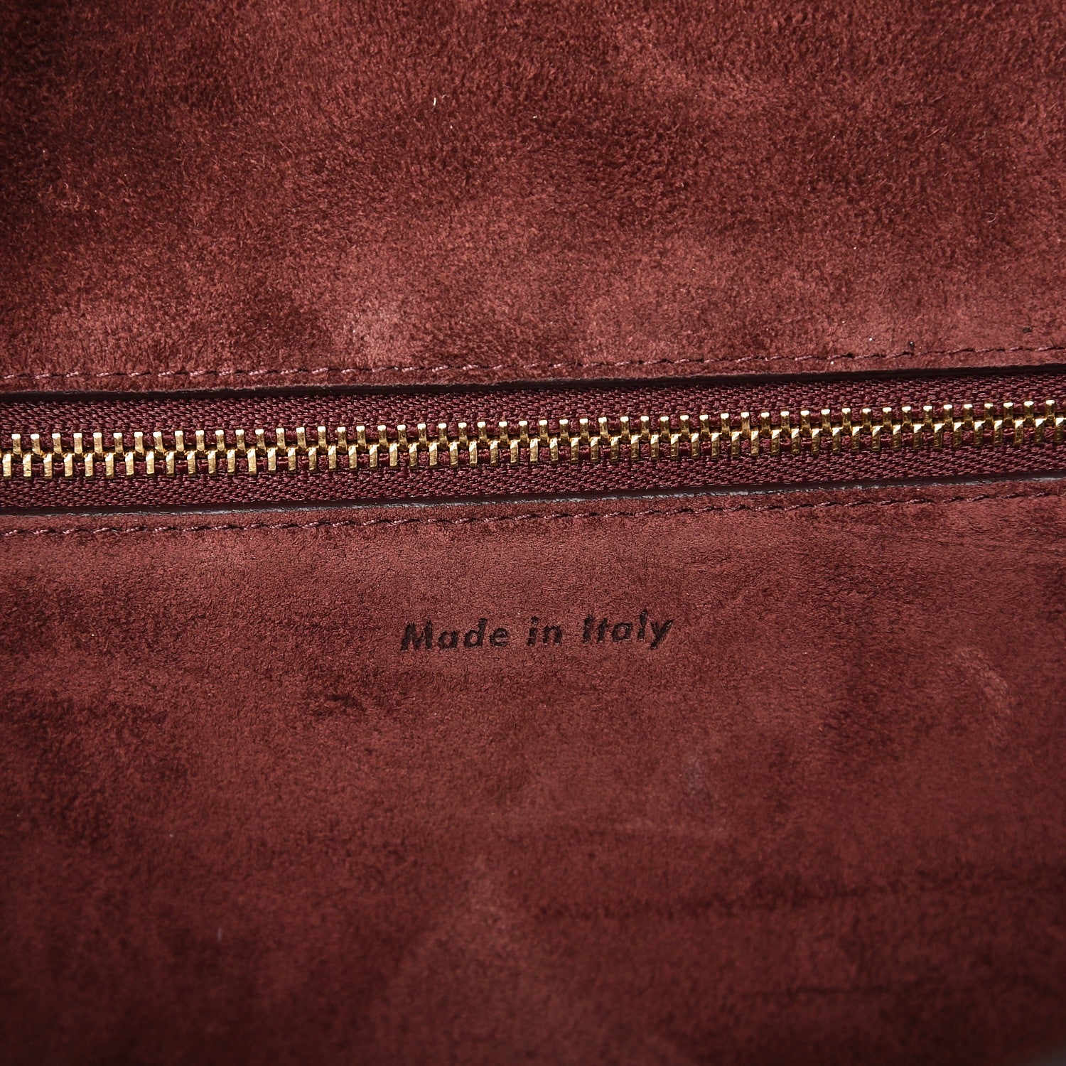 Celine Natural Calfskin Medium Symmetrical Bag Burgundy 7 of 9