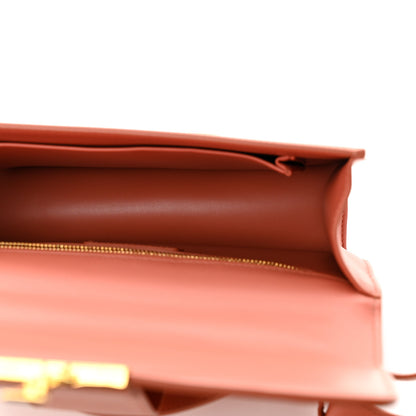 Christian Dior Smooth Calfskin 30 Montaigne Flap Bag Indian Red 6 of 11