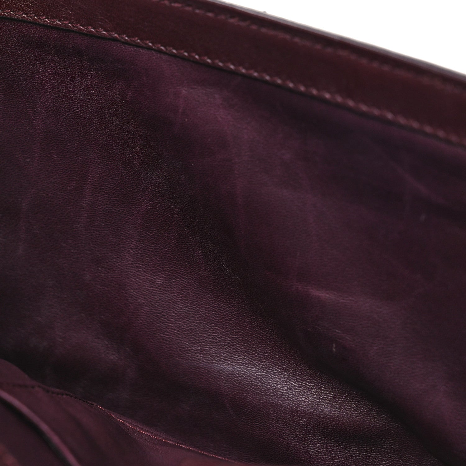 Gucci Snakeskin G Night Clutch Burgundy Black 10 of 10