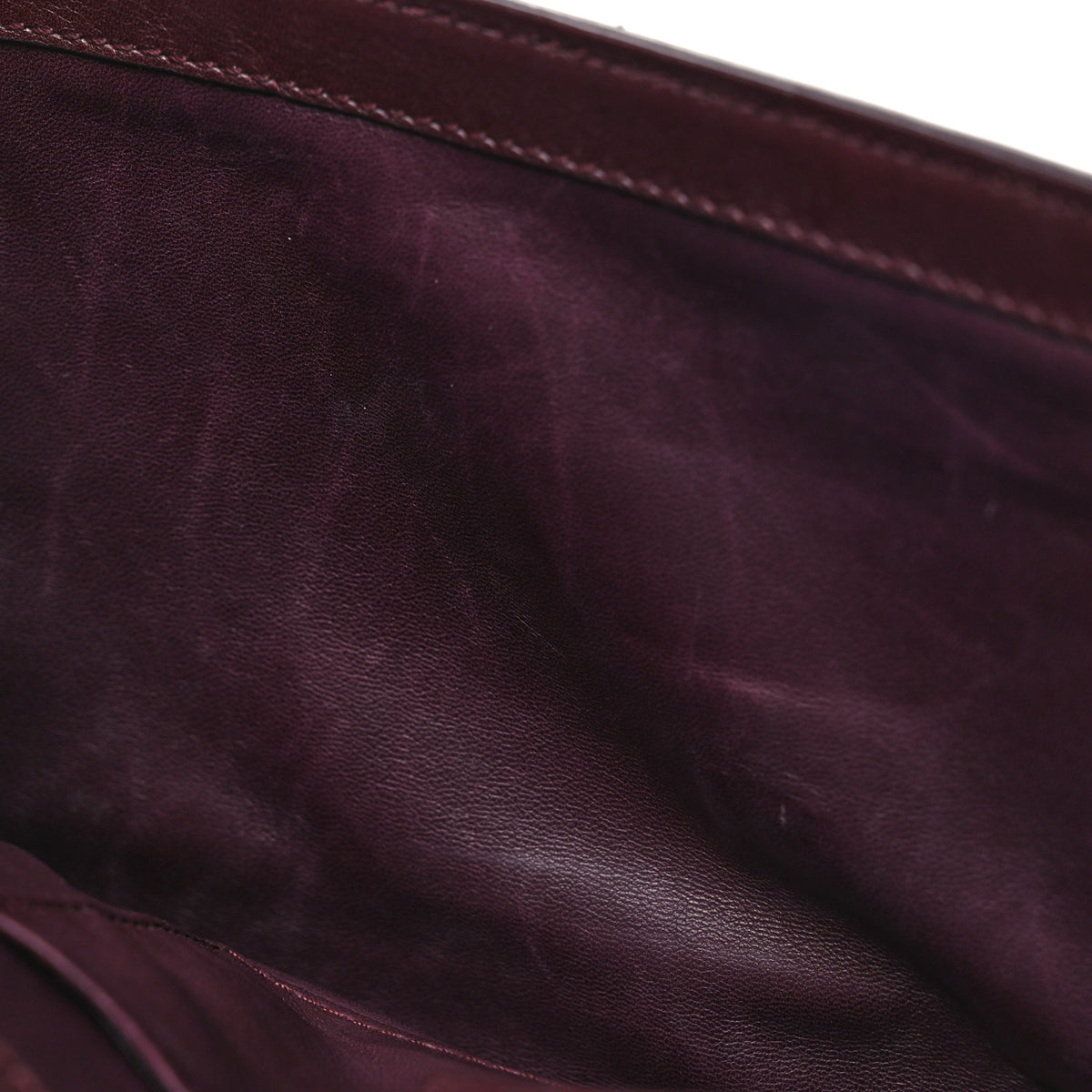 Snakeskin G Night Clutch  Burgundy Black
