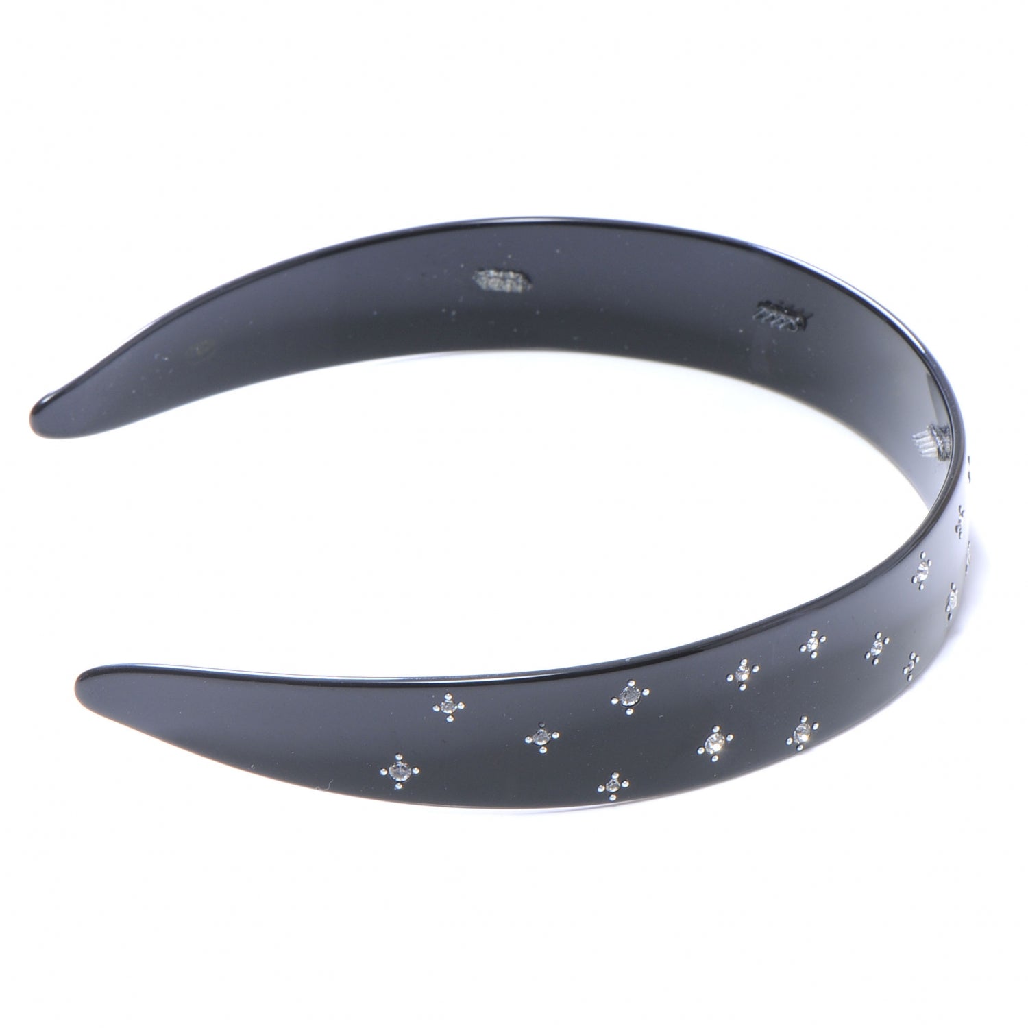 Chanel Plastic Crystal CC Headband 4 of 6
