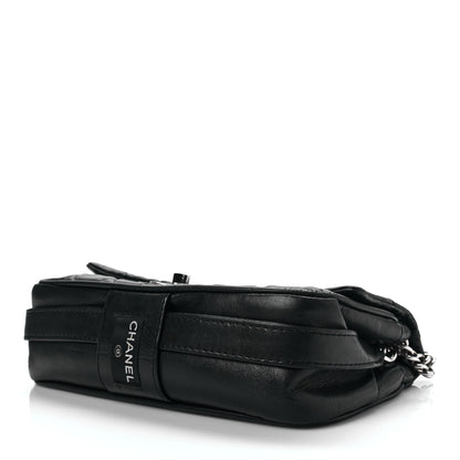Chanel Lambskin Quilted Medium Icons Secret Label Flap Black 7 of 7