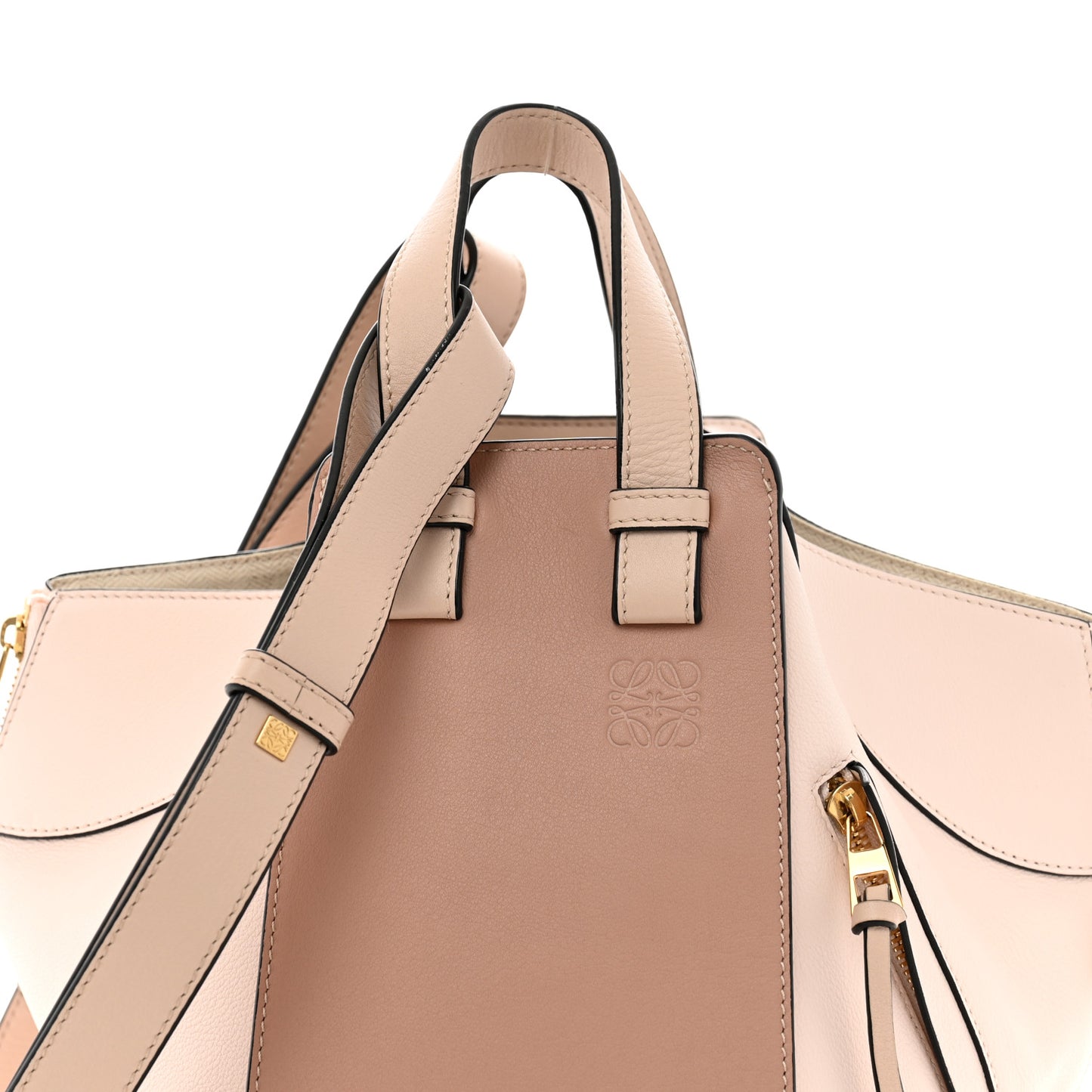 Calfskin Small Hammock Shoulder Bag Blush Multicolor