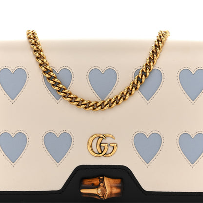 Gucci Calfskin Lovelight Mini Diana Chain Bag Mystic White Paradise Cloude 8 of 10