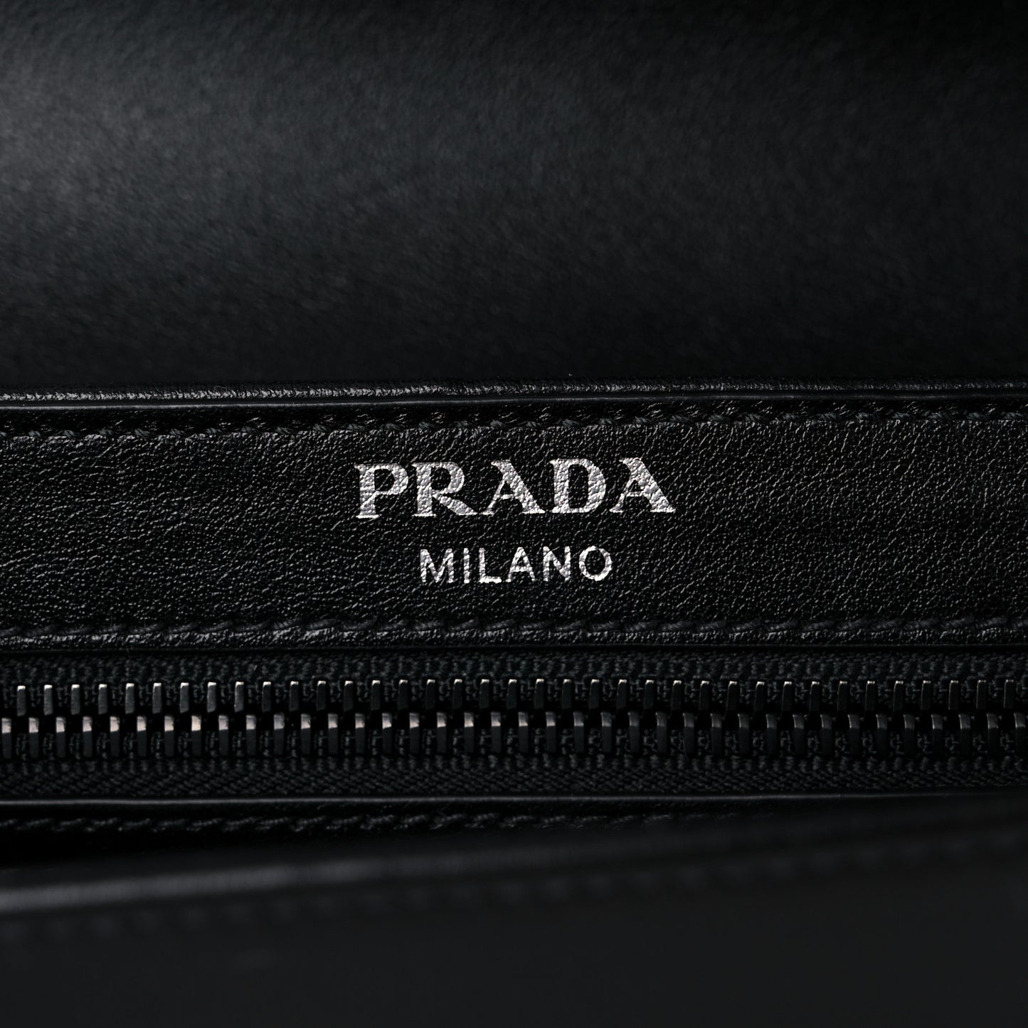 Glace Calfskin Studded Crossbody Black