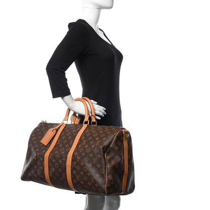 Louis Vuitton Monogram Keepall Bandouliere 50 2 of 14
