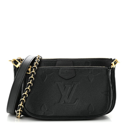 Louis Vuitton Empreinte Monogram Giant Multi Pochette Accessories Black 1 of 14