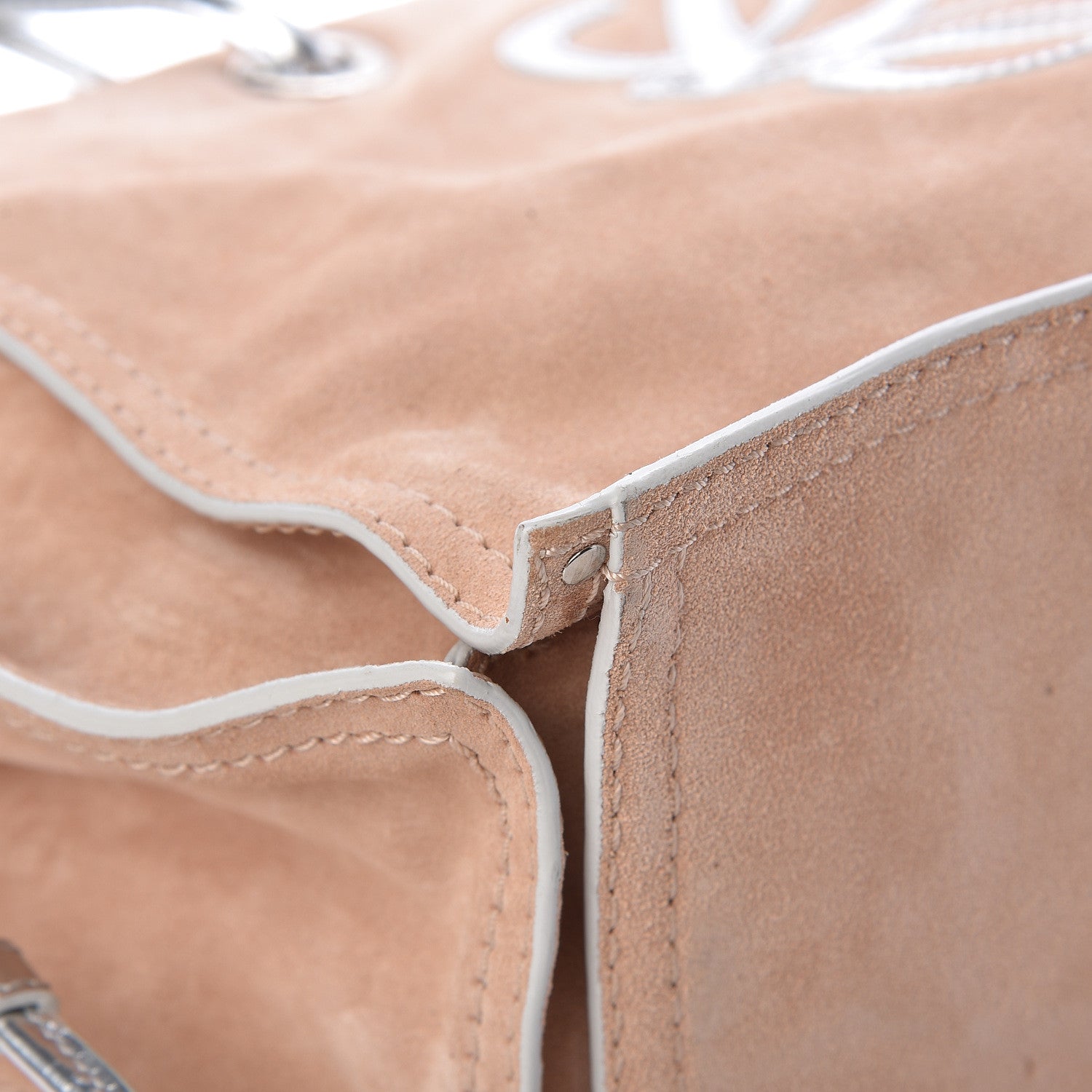 Loewe Suede Medium Shopping Tote Beige 7 of 16