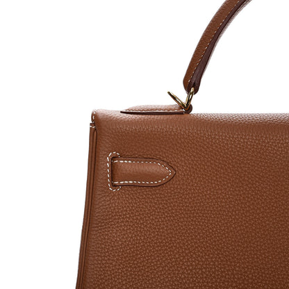 Hermes Togo Kelly Retourne 32 Gold 26 of 36