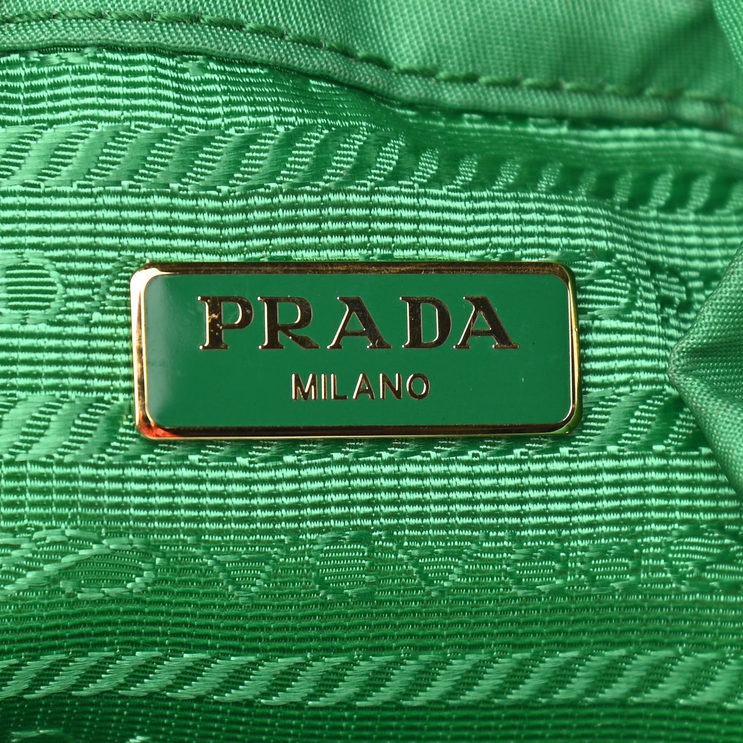 Re-Nylon Saffiano Mini Bucket Crossbody Bag Menta