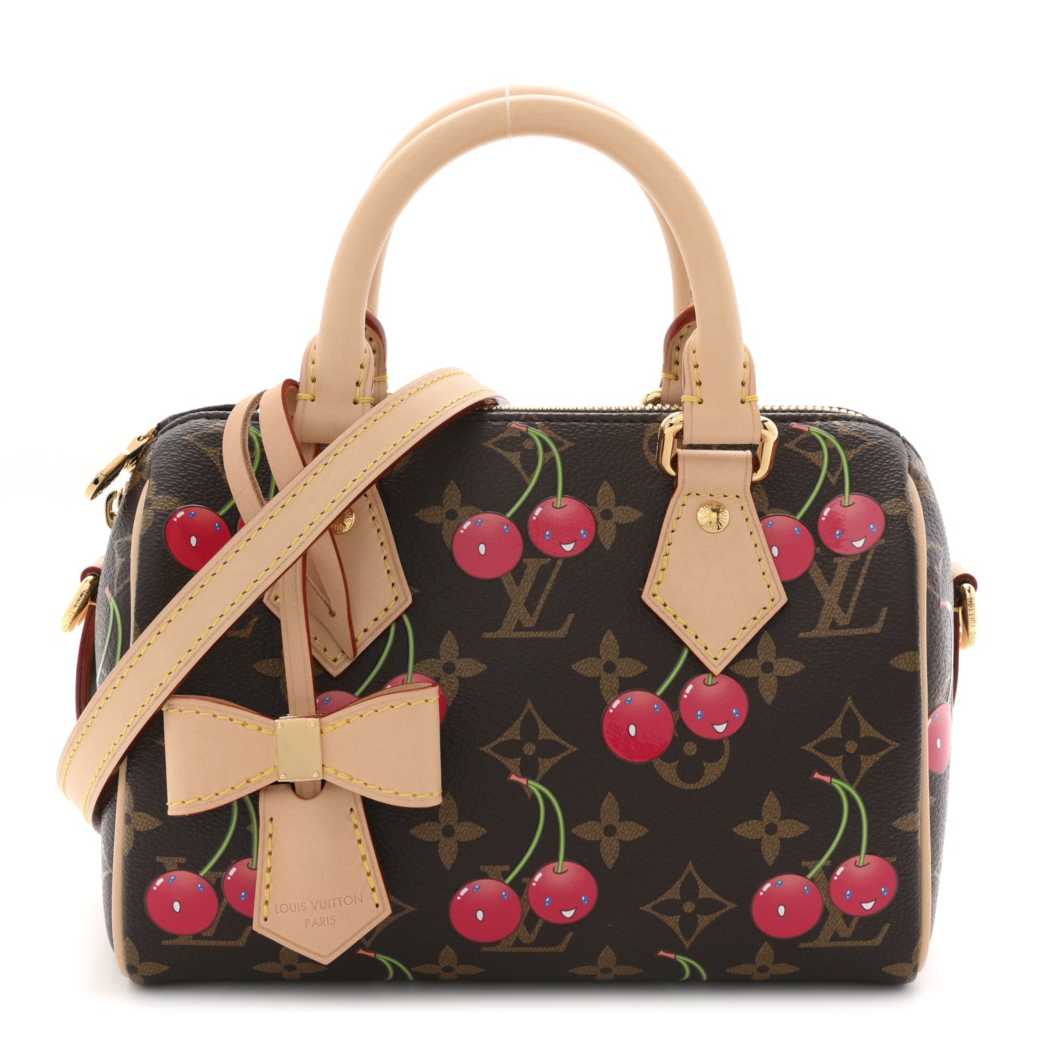 Louis Vuitton LV X TM Monogram Cerises Speedy Bandouliere 20 1 of 9