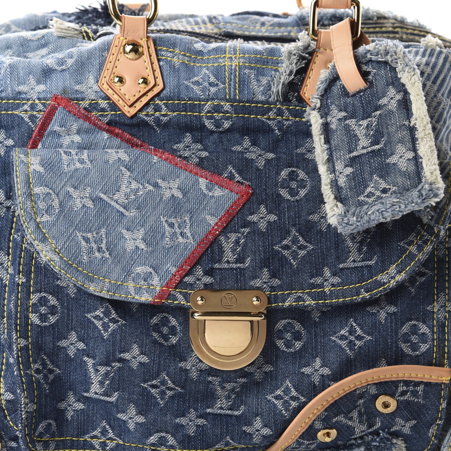 Denim Patchwork Bowly Blue