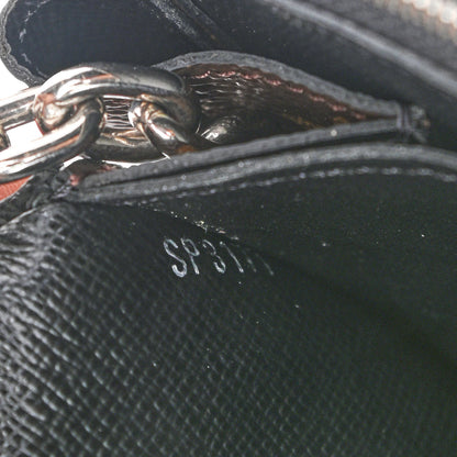 Louis Vuitton Monogram Kabuki Chain Wallet Black 7 of 11