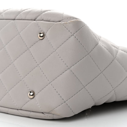 Chanel Calfskin Quilted Ultra Pocket Shopping Tote Grey 10 of 10