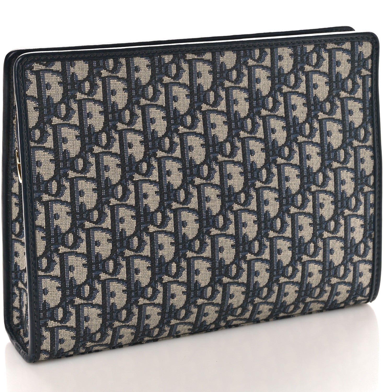 Christian Dior Oblique 30 Montaigne Pouch Blue 3 of 9