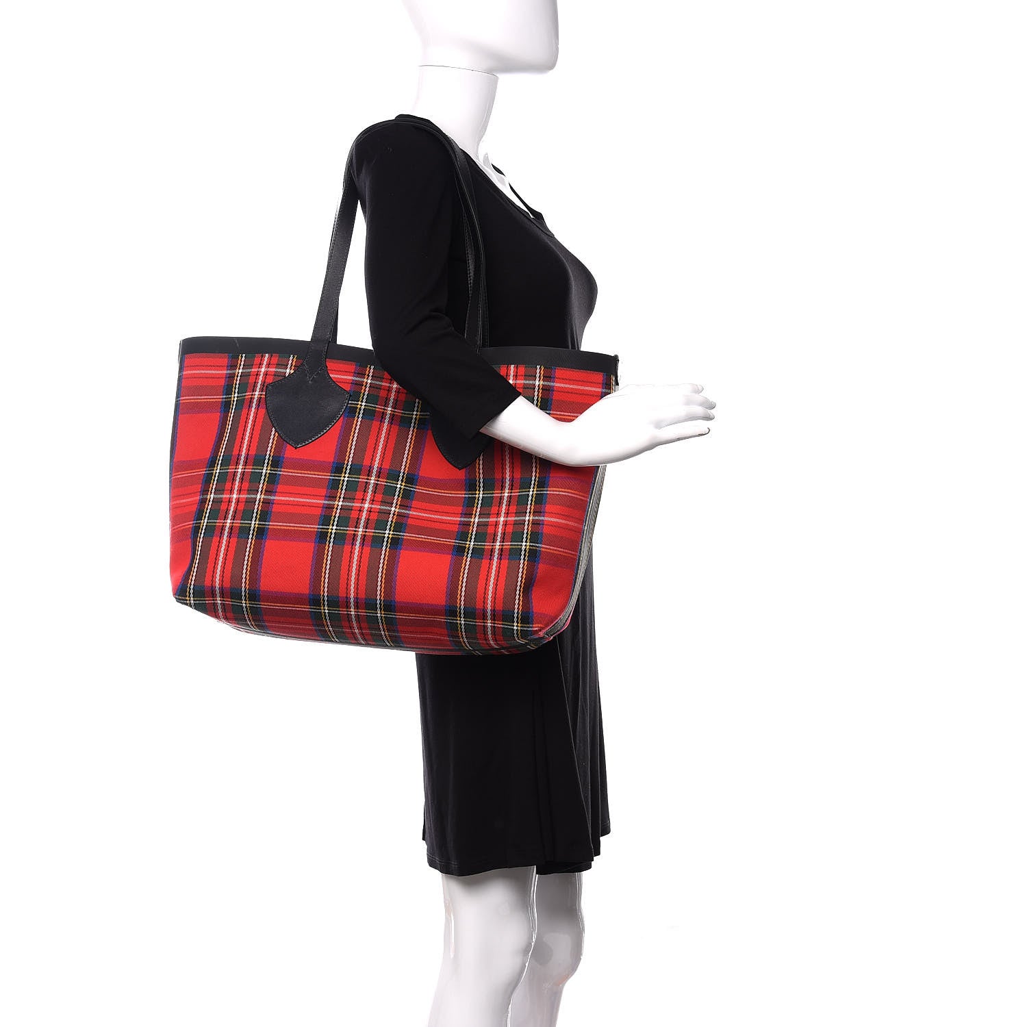 Burberry Vintage Check Medium The Giant Reversible Tote Antique Yellow Bright Red 2 of 20