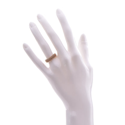 Tiffany 18K Rose Gold Narrow Somerset Mesh Ring 49 4.75 2 of 4