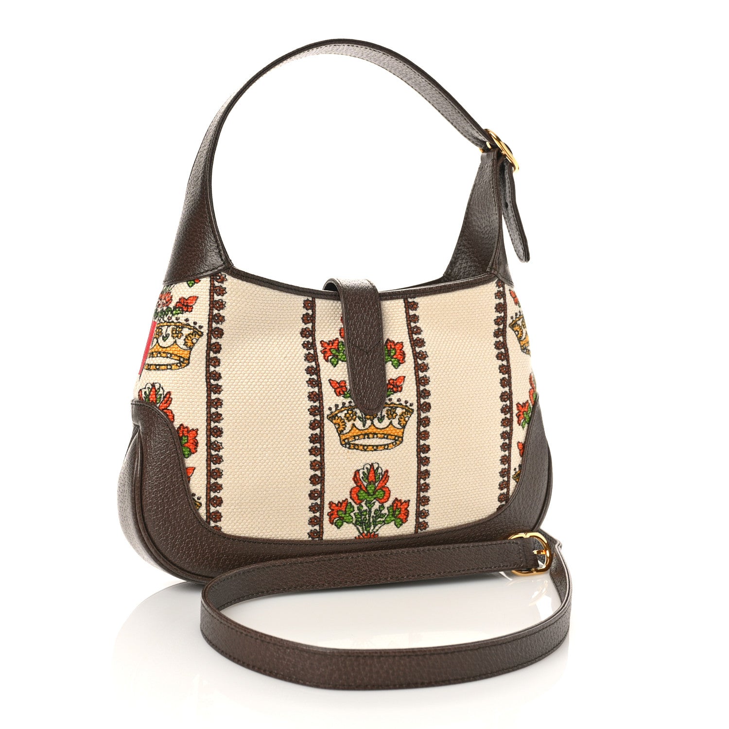 Gucci Canvas Calfskin 100 Centennial Music Small Jackie 1961 Hobo Multicolor 3 of 8
