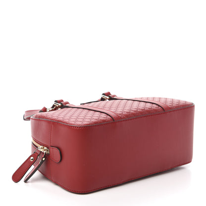 Gucci Soft Microguccissima Medium Crossbody Bag Rosso 4 of 10