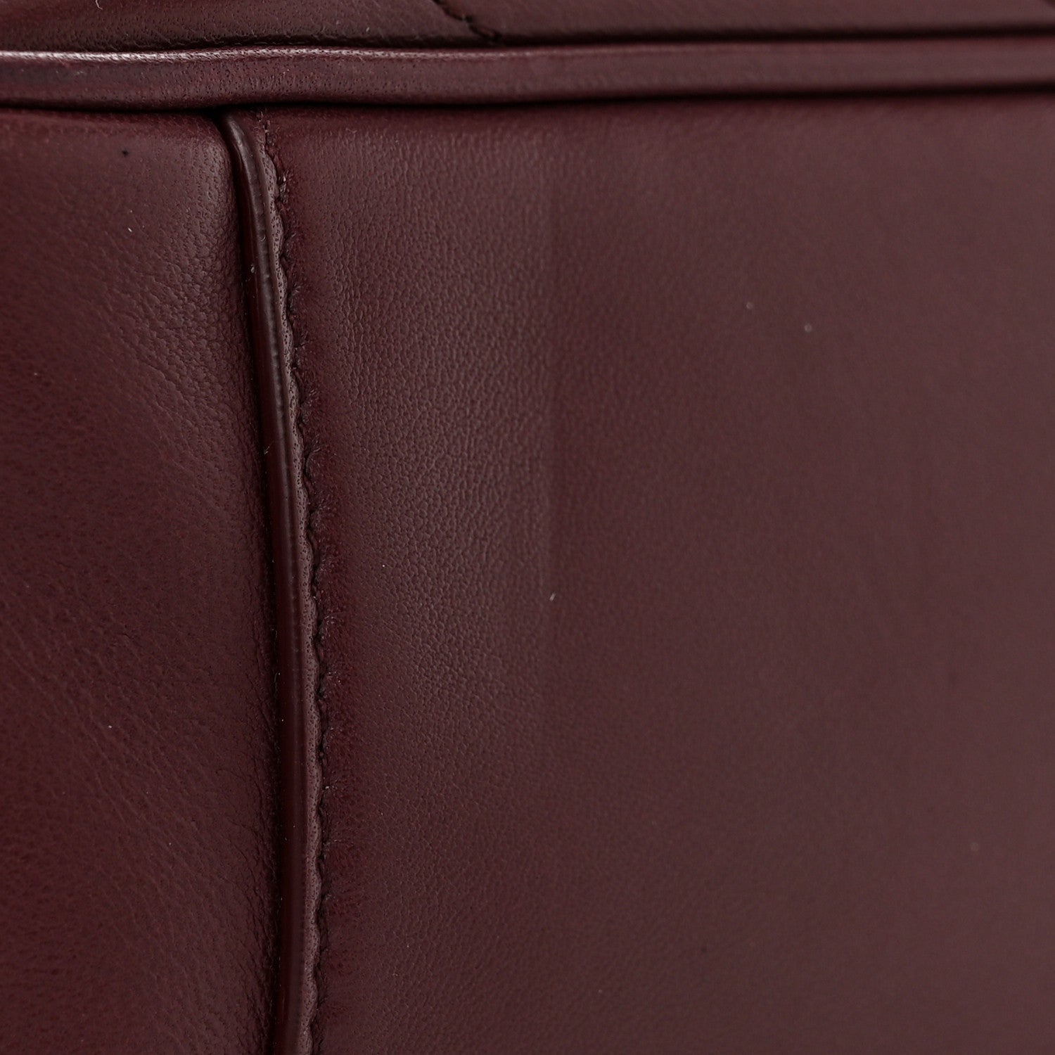Saint Laurent Lambskin Matelasse Monogram Medium Niki Chain Satchel Rouge Legion 13 of 13