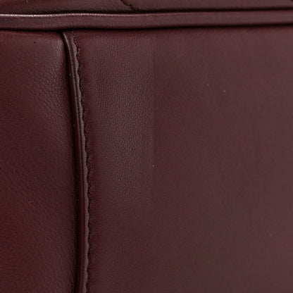 Saint Laurent Lambskin Matelasse Monogram Medium Niki Chain Satchel Rouge Legion 13 of 13