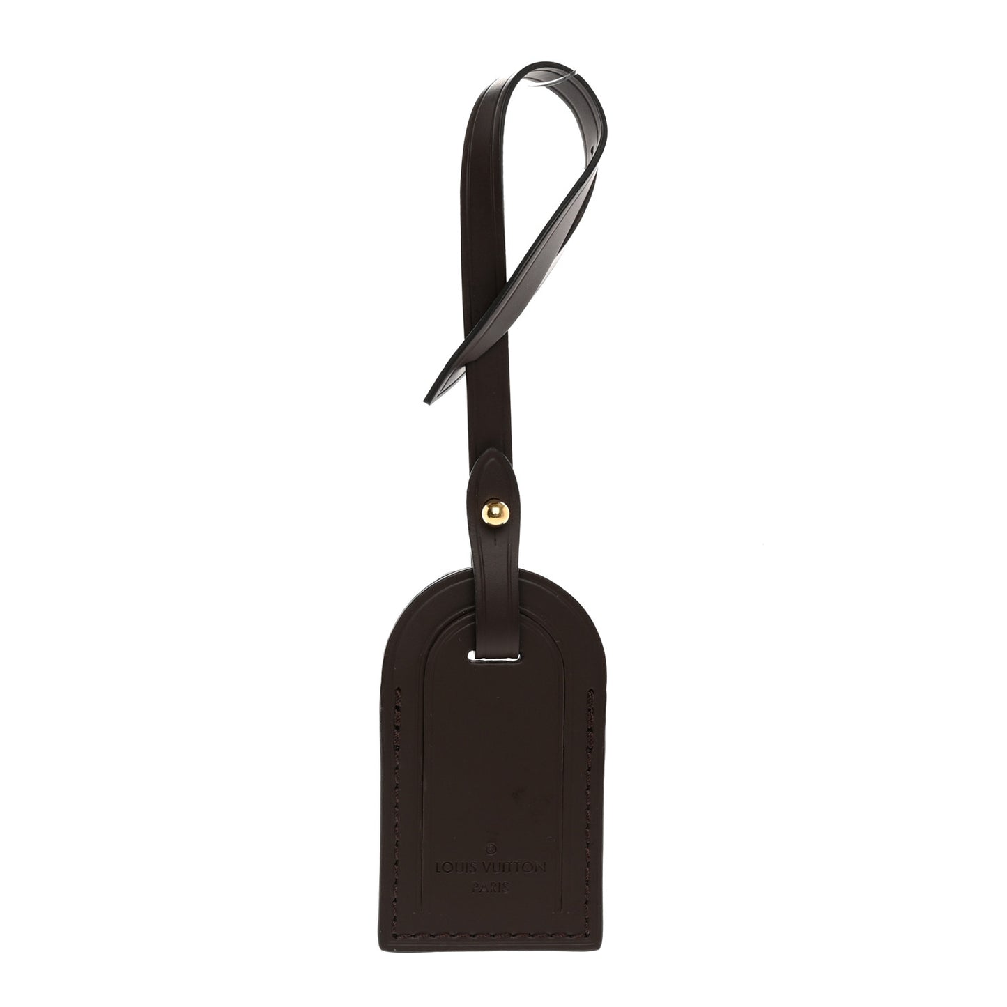 Calfskin Luggage Tag Ebene