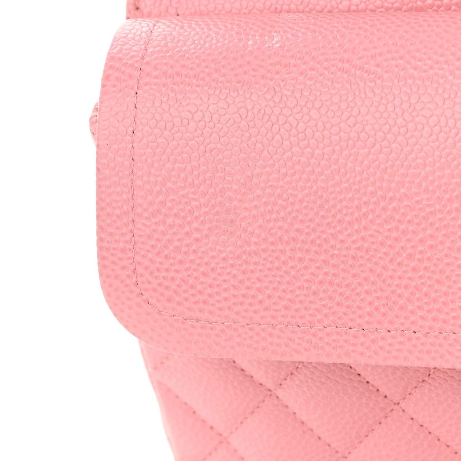 Chanel Caviar Quilted Medium Double Flap Light Pink 13 of 15