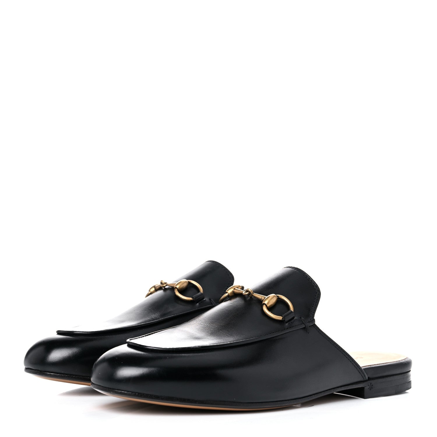 Gucci Calfskin Womens Princetown Slippers 36 Black 3 of 8