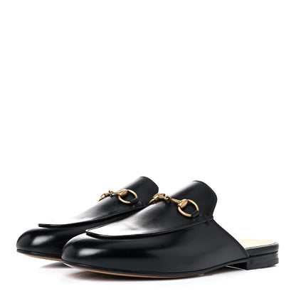 Gucci Calfskin Womens Princetown Slippers 36 Black 3 of 8