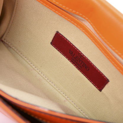 Valentino Garavani Calfskin Va Va Voom Shoulder Bag Orange 10 of 15