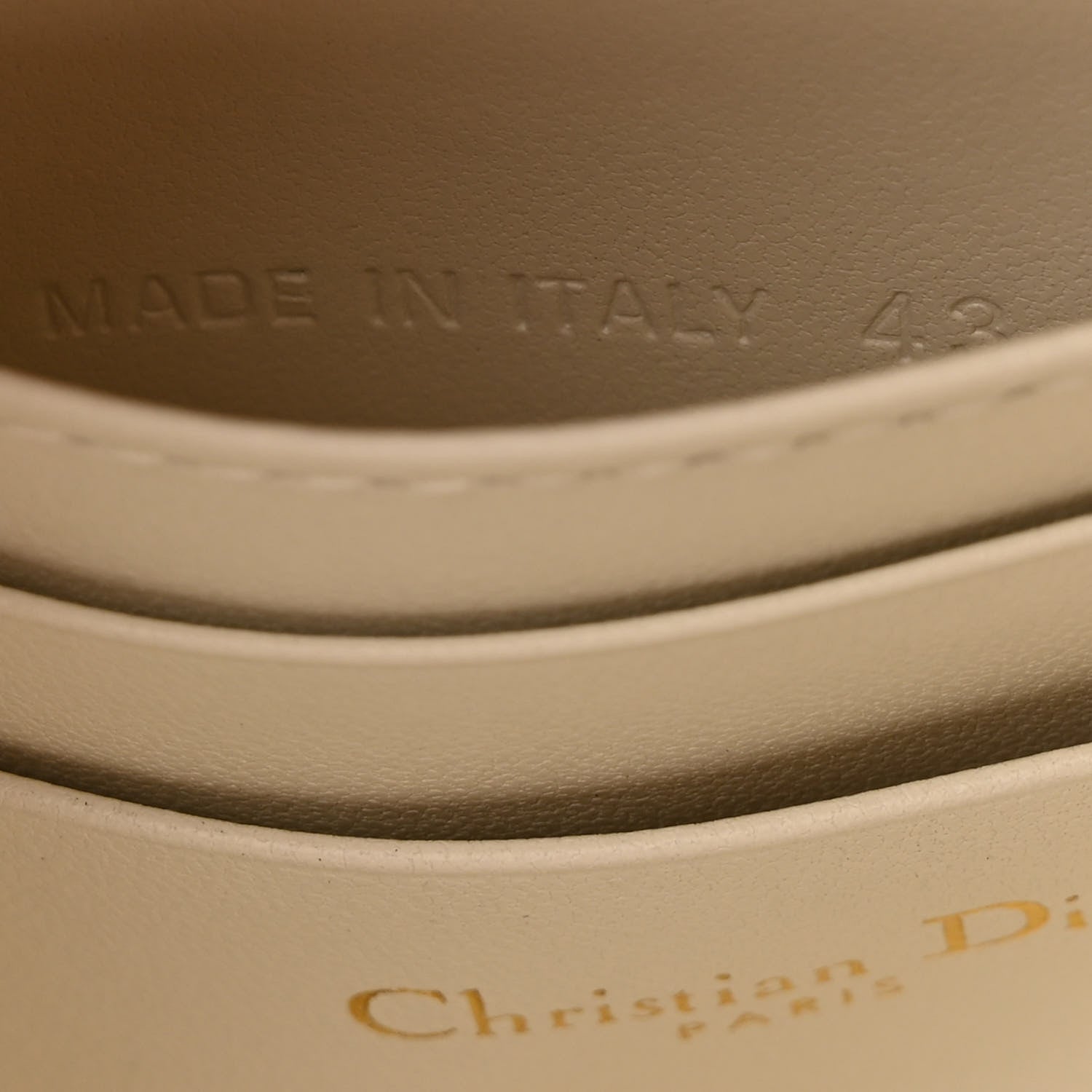 Christian Dior Calfskin Macrocannage Caro Box Bag Latte 7 of 11