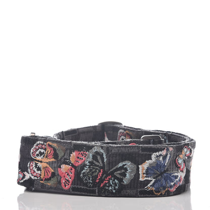 Valentino Garavani Canvas Camubutterfly Rockstud Guitar Strap Multicolor 2 of 3
