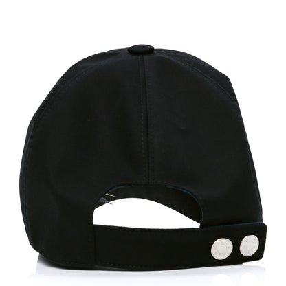 Hermes Cotton Viscose Hat 58 Black 3 of 4