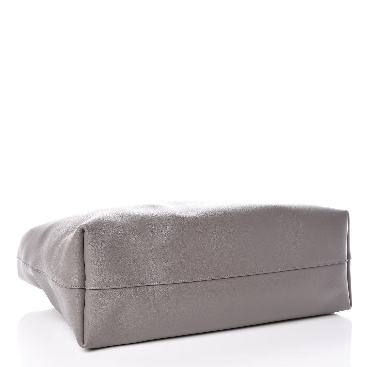 Calfskin Large Shopping Tote Fog