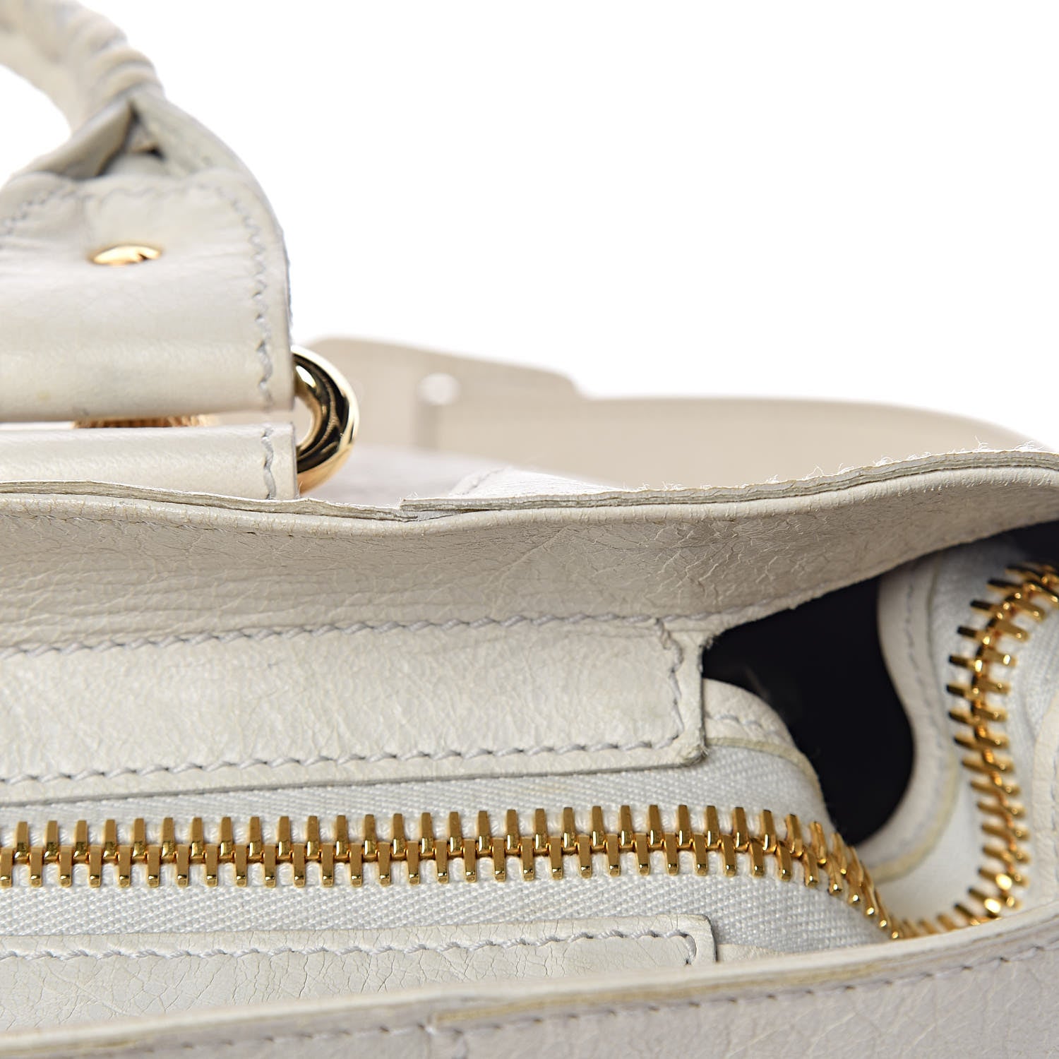 Balenciaga Agneau Giant 21 Gold Hardware Part Time White Light 23 of 23