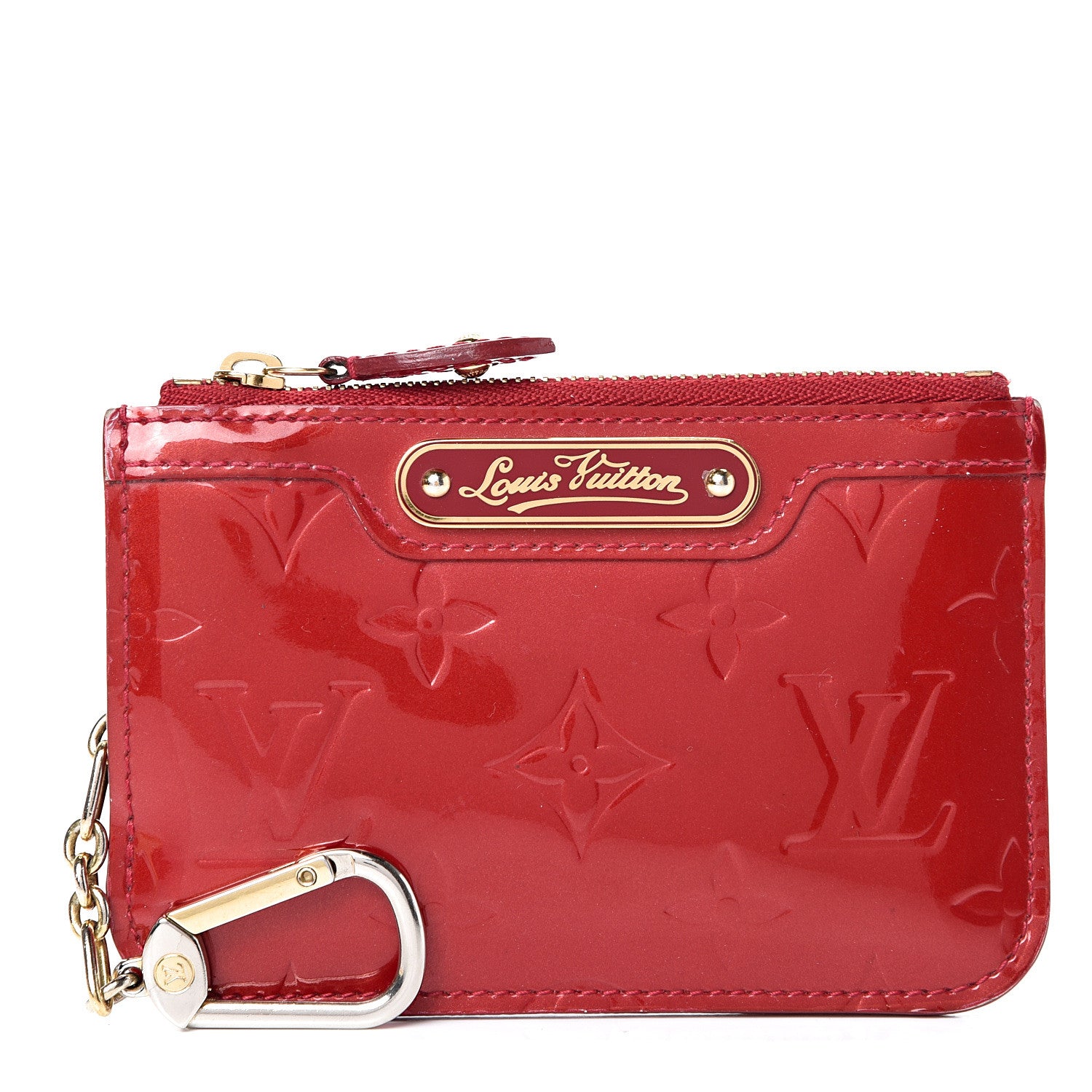 Louis Vuitton Vernis Key Pouch Pomme D'Amour 1 of 13