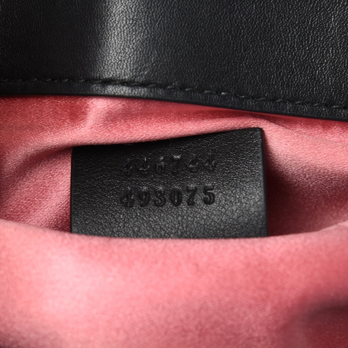 Velvet Matelasse Mini GG Marmont Shoulder Bag Black
