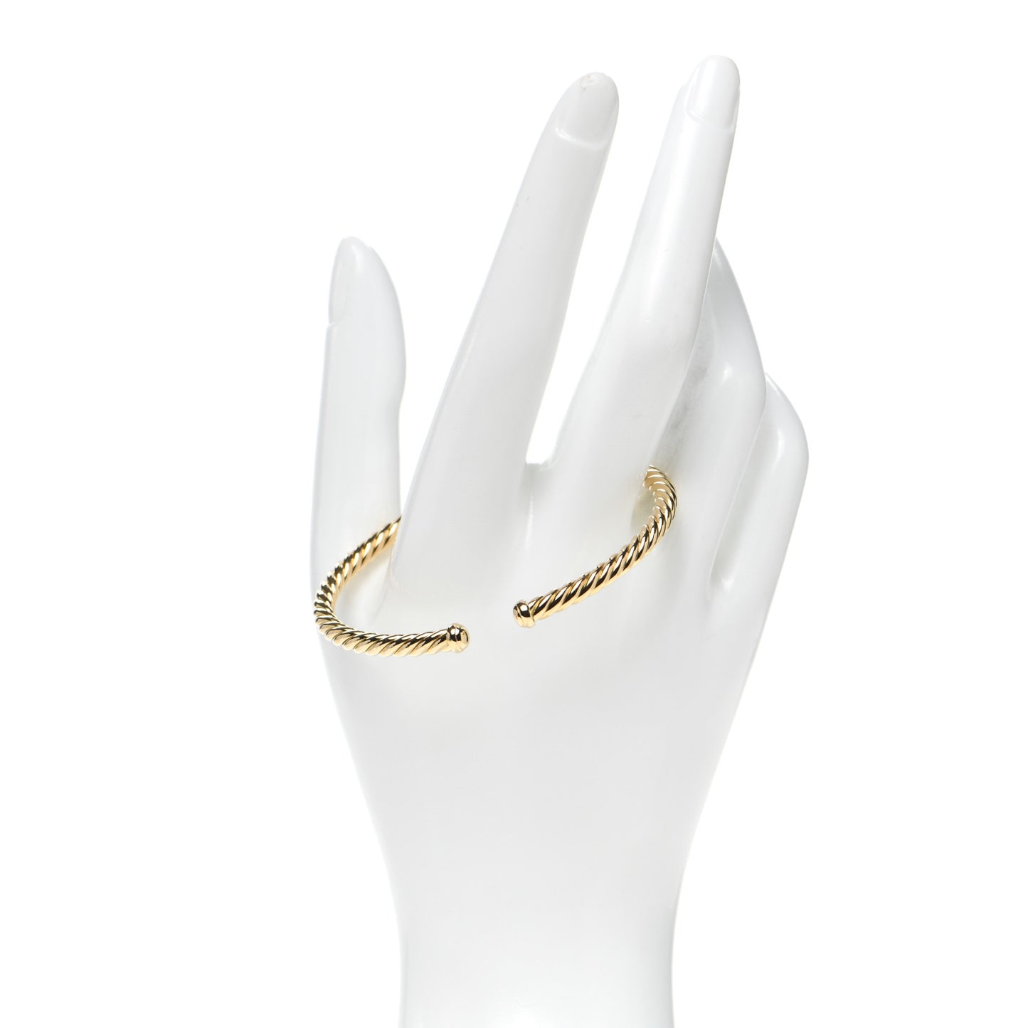 18K Yellow Gold 4mm Cablespira Bracelet