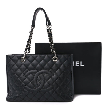 Chanel Caviar Quilted Grand Shopping Tote GST Black 12 of 12