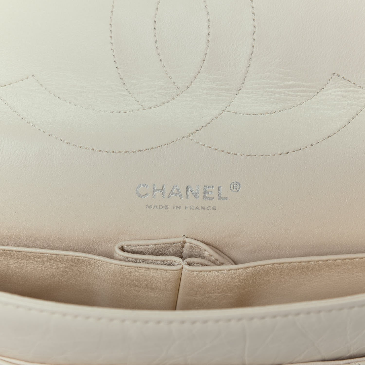 Chanel Aged Calfskin Quilted 2.55 Reissue 227 Flap Light Beige 6 of 10
