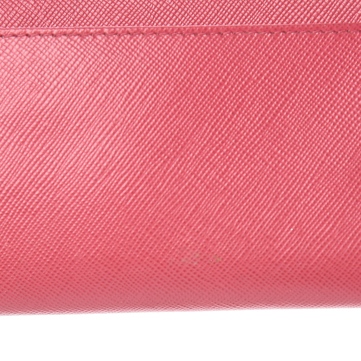 Prada Saffiano Metal Oro Chain Wallet Peonia 10 of 22