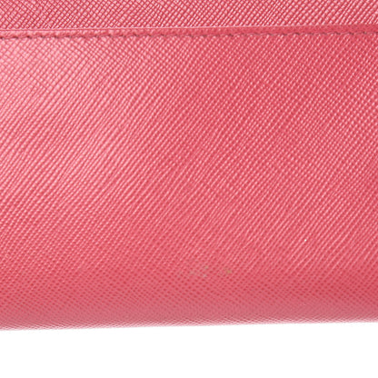 Prada Saffiano Metal Oro Chain Wallet Peonia 10 of 22