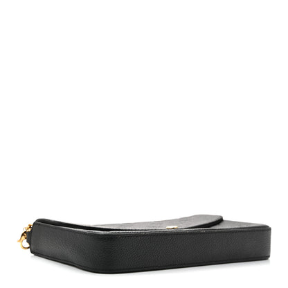 Louis Vuitton Empreinte Pochette Felicie Chain Wallet Black 5 of 11
