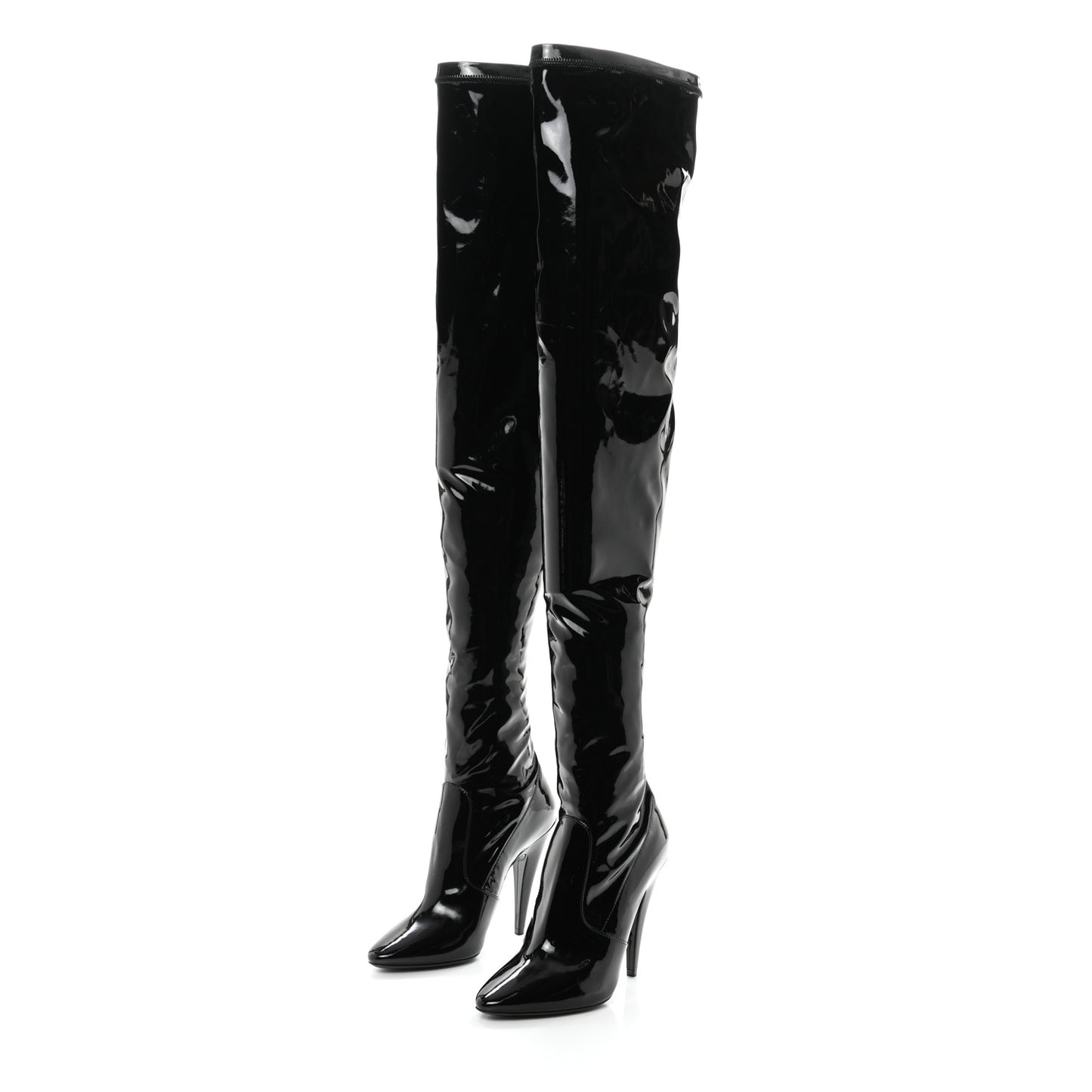 Latex Ayalah 110 Over The Knee Boots 38 Black