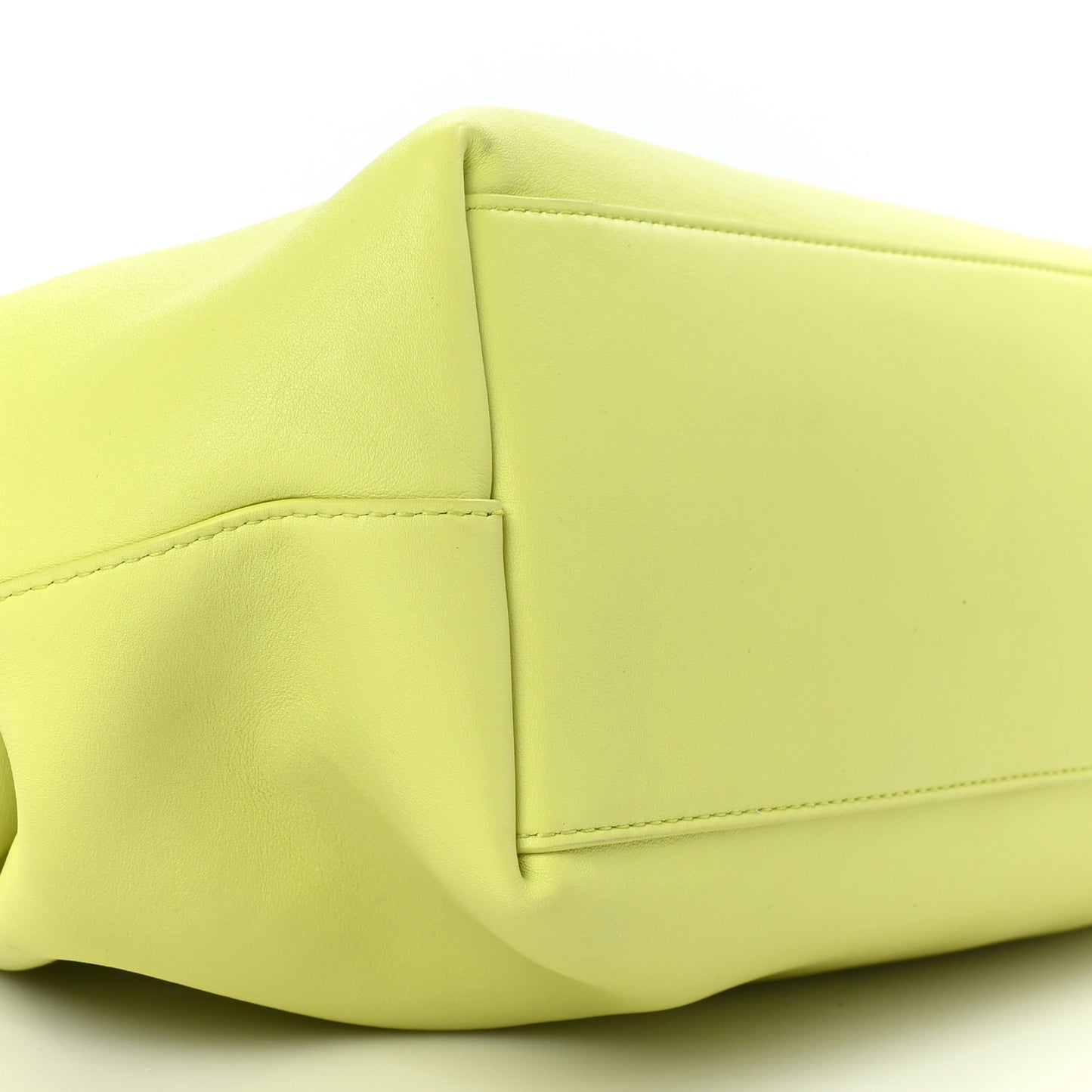 Calfskin Medium The Point Triangle Bag Seagrass