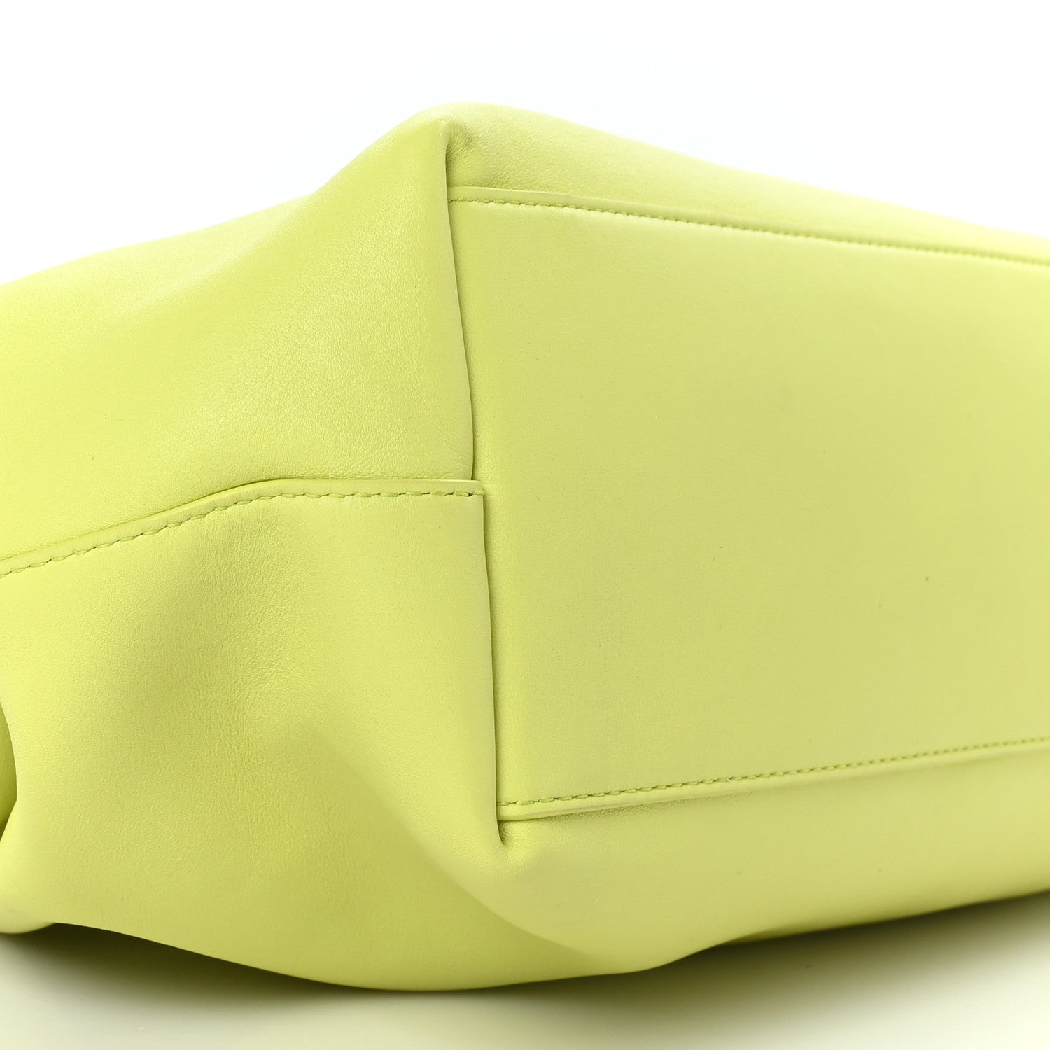 Bottega Veneta Calfskin Medium The Point Triangle Bag Seagrass 7 of 12